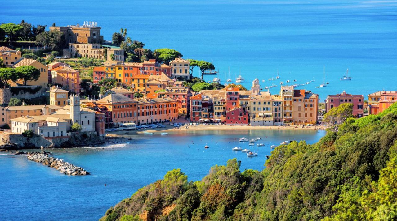 069 - Casa Tramonto, In Centro, 450Metri Da Mare Spiaggia Sestri Levante Dış mekan fotoğraf